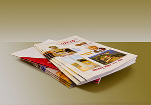 Magazine spreads